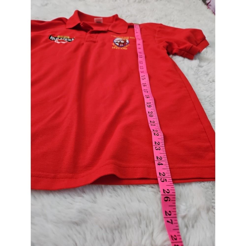 Fruit of the Loom Men's S Red Polo Shirt Bulmers Cider The Red Fox Inn Ireland - Picture 4 of 12